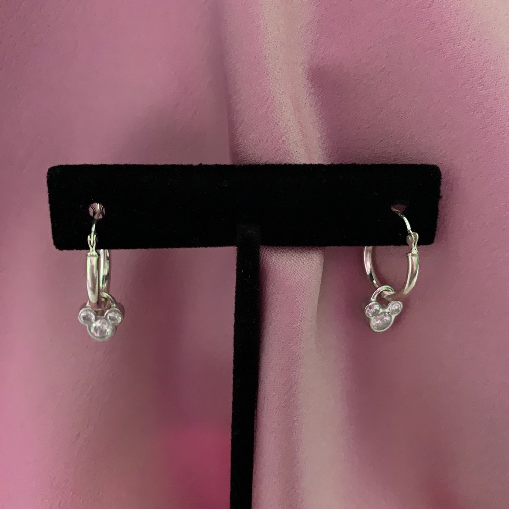 Disney Mickey S.S. Crystal Earrings - Picture 2 of 5